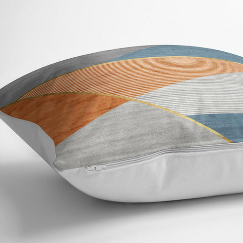 Abstract Geometric Pillow Case|Stylish Cushion|Farmhouse Pillowtop|Decorative Housewarming Pillow Cover|Throw Pillowcase|Boho Cushion Case