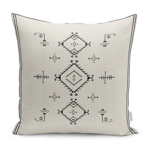 Ethnic Pillow Cover|Tribal Cushion Case|Farmhouse Pillowtop|Decorative Housewarming Pillow|Outdoor Throw Pillowcase|Boho Bedding Cushion
