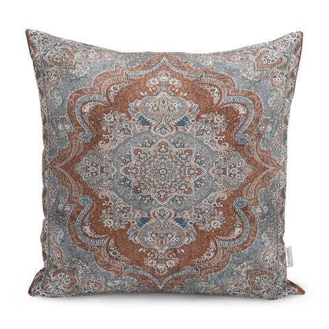 Oushak Pillow Case|Ethnic Pillow Cover|Turkish Kilim Cushion Case|Housewarming Antique Style Decor|Farmhouse Anatolian Throw Pillowtop