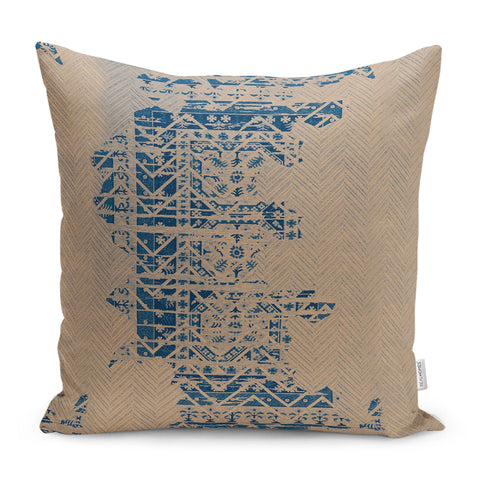 Ethnic Pillow Case|Worn Looking Cushion|Farmhouse Pillowtop|Decorative Housewarming Pillow|Outdoor Throw Pillowcase|Boho Sofa Cushion Cover