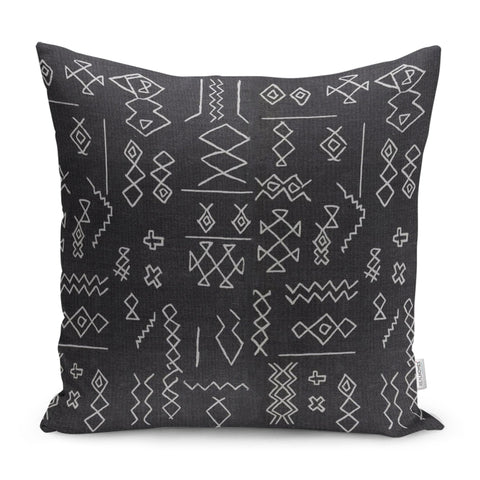 Tribal Pillow Case|Ethnic Cushion Cover|Farmhouse Pillowtop|Decorative Housewarming Pillow|Outdoor Throw Pillowcase|Boho Bedding Cushion