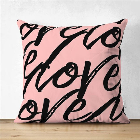 Love Pillow Cover|Romantic Pillowcase|Heart Cushion Case|Happy Valentine&