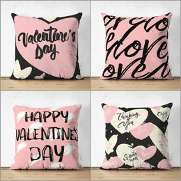 Love Pillow Cover|Romantic Pillowcase|Heart Cushion Case|Happy Valentine's Day Gift|Love Cushion Cover|Thinking of You|Valentine Pillowtop