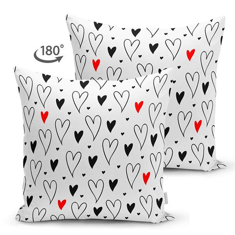 Love Pillow Cover|Be Mine Pillowcase|Heart Cushion Case|Valentine&