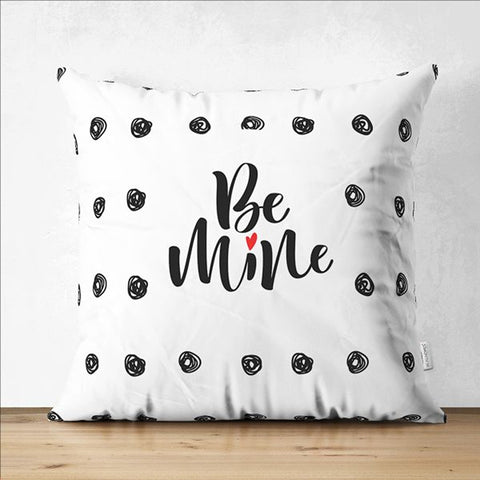 Love Pillow Cover|Be Mine Pillowcase|Heart Cushion Case|Valentine&