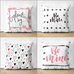 Love Pillow Cover|Be Mine Pillowcase|Heart Cushion Case|Valentine's Day Gift|Love Cushion Cover|Best Gift for Wife|Valentine Pillowtop