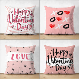 Love Pillow Cover|Happy Valentine's Day Gift|XO Print Pillowcase|Romantic Cushion|Love Cushion Cover|Best Gift for Her|Valentine Pillowtop