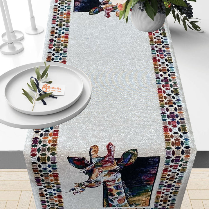Ethnic African Tapestry Table Runner