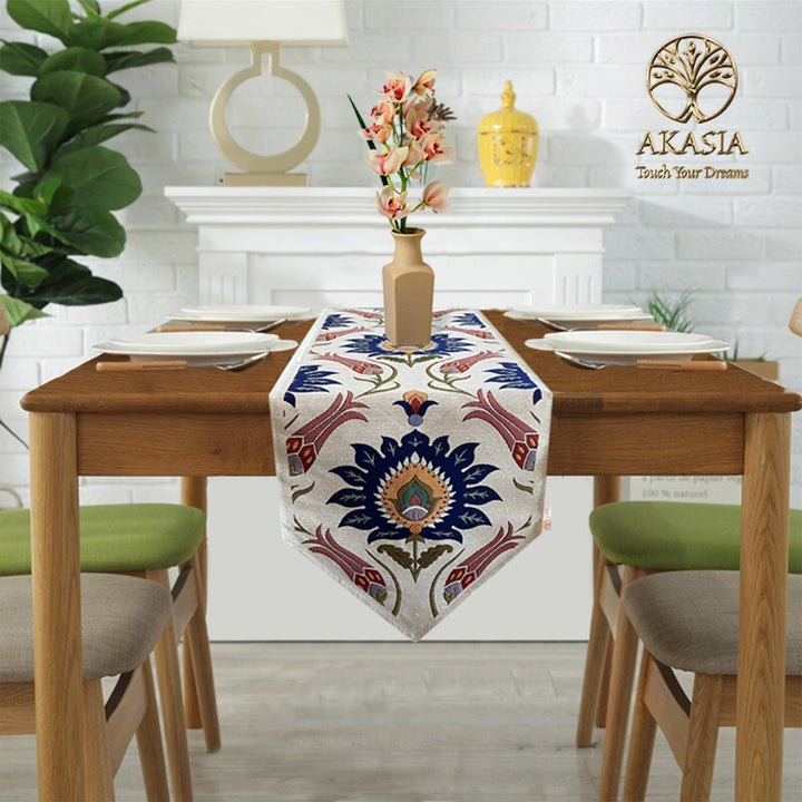 Handmade Floral Tapestry Tablecloth