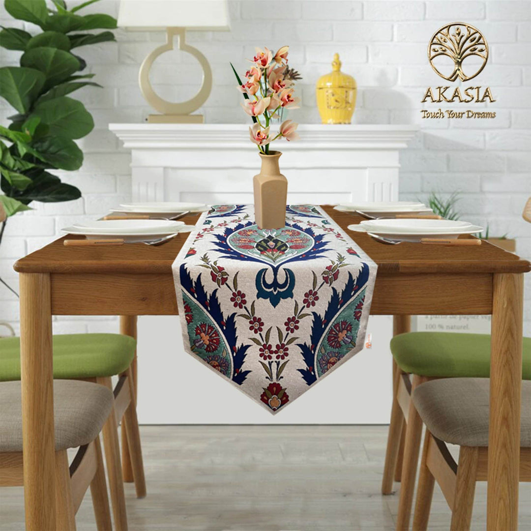 Handmade Floral Tapestry Tablecloth