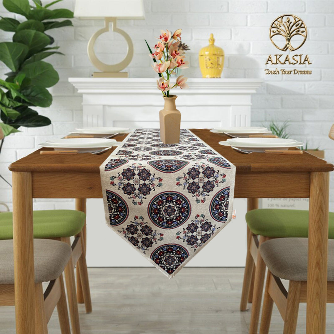 Handmade Geometric Tapestry Tablecloth