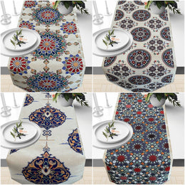 Handmade Geometric Tapestry Tablecloth