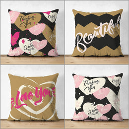 Love Pillow Cover|Romantic Pillowcase|Heart Cushion Case|Valentine's Day Gift|Love Cushion Cover|Best Gift for Her|Valentine Pillowtop