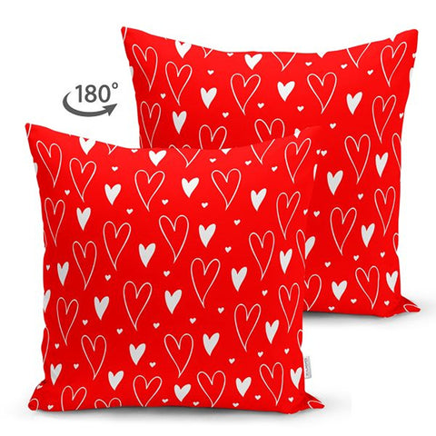 Heart Cushion Case|Love Pillow Cover|Romantic Pillowcase|Valentine&
