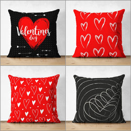 Heart Cushion Case|Love Pillow Cover|Romantic Pillowcase|Valentine's Day Gift|Love Arrow Cushion|Best Gift for Her|Valentine Pillowtop
