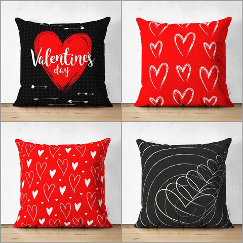 Heart Cushion Case|Love Pillow Cover|Romantic Pillowcase|Valentine&