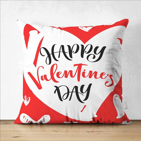 Love Throw Pillow Cover|Happy Valentine&