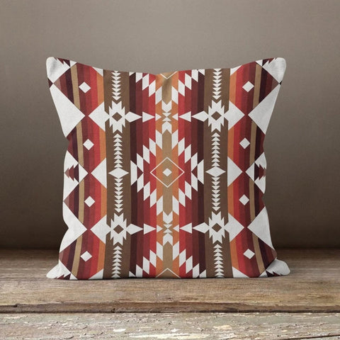 Rug Pillow Cover|Farmhouse Style Gift|Boho Pillowcase|Aztec Home Decor|Terracotta Pillowtop|Boho Pillowcase|Rustic Pillowtop Southwestern