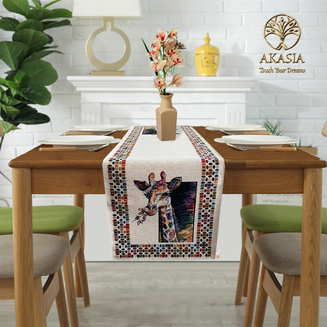 Ethnic African Tapestry Table Runner