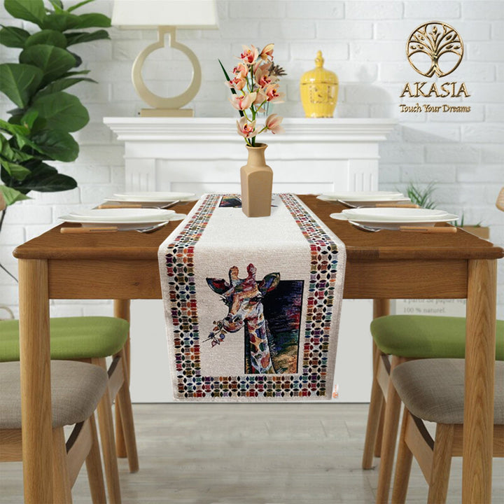 Ethnic African Tapestry Table Runner