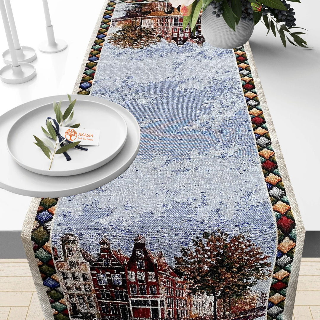 Ethnic African Tapestry Table Runner