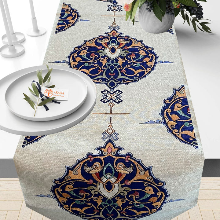Handmade Geometric Tapestry Tablecloth
