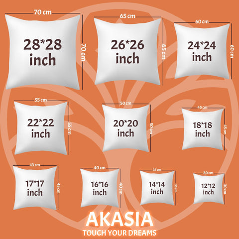 All Sizes Square Pillow Insert – Akasia