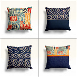 Abstract Geometric Pillow Case|Throw Pillow Top|Decorative Pillowtop|Housewarming Cushion|Boho Bedding Decor|Authentic Pillowcase