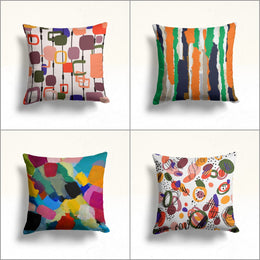 Abstract Pillow Case|Outdoor Pillowtop|Abstract Cushion|Cozy Home Decor|Throw Pillow Top|Authentic Pillowcase|Decorative Pillowtop