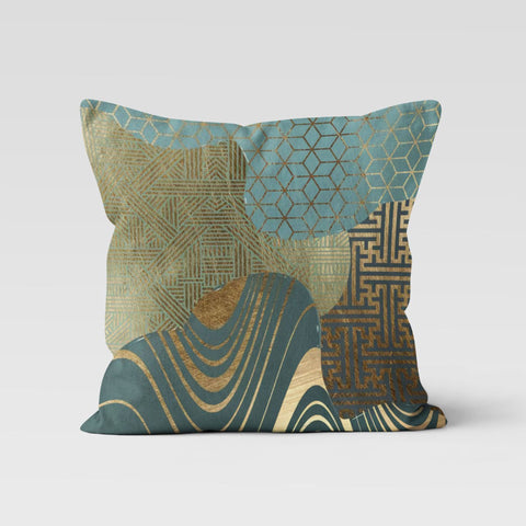 Abstract Pillowtop|Stylish Cushion Case|Decorative Outdoor Pillow Top|Boho Bedding Pillow Cover|Contemporary Cushion|Onedraw Home Decor