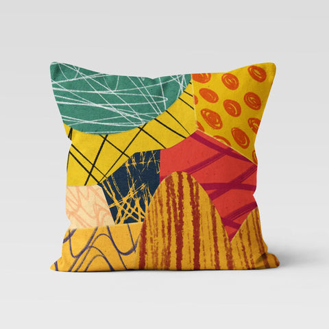 Abstract Pillow Cover|Colorful Cushion Case|Decorative Outdoor Throw Pillowcase|Boho Bedding Pillow Case|Sofa Cushion Cover|Stylish Decor