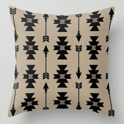 Rug Pillowtop|Ethnic Decoration|Aztec Pillowcase|Rug Pillow Case|Decorative Cushion|Geometric Cushion|Brick Color Case|Native American Decor