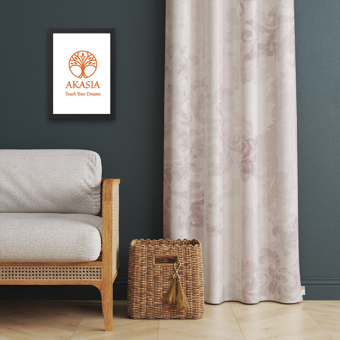 Abstract Geometric Curtain|Decorative Authentic Ethnic Living Room Curtain|Housewarming Rustic Home Decor|Thermal Insulated Window Treatment