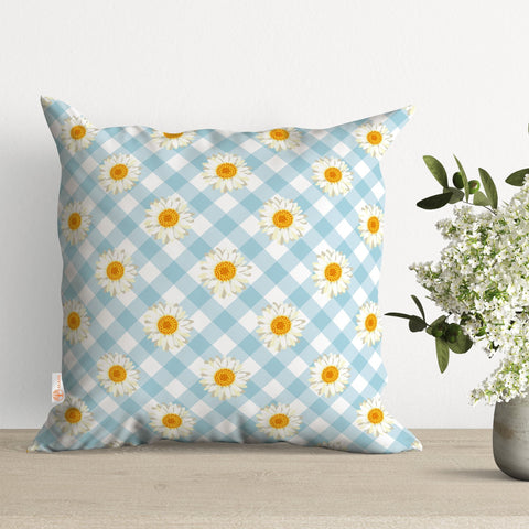 Floral Pillow Cover|Summer Cushion Case|Rose Print Pillowtop|Daisy Pillowcase|Butterfly Pillowcase|Outdoor Cushion Case|Sofa Throw Pillow