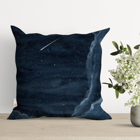 Deep Space Pillow Cover|Sky View Cushion Case|Space and Galaxies Pillowtop|Boho Bedding Decor|Outdoor Cushion Case|Sofa Throw Pillow Case