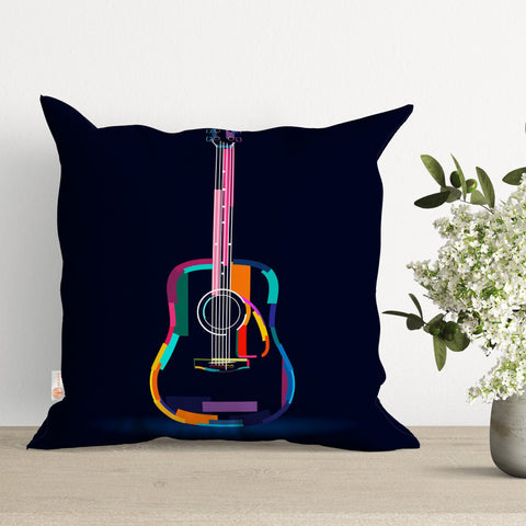 Musical Instrument Pillowtop|Saxophone Cushion Case|Violin Pillowtop|Gramophone Pillow|Guitar Pillowcase|Outdoor Cushion Case|Throw Pillow