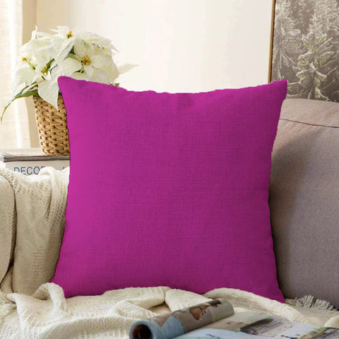 Plain Color Pillow Cover|Purple Color Cushion Case|Decorative Pillowtop|Boho Bedding Decor|Red Pillowcase|Orange Cushion Case|Throw Pillow