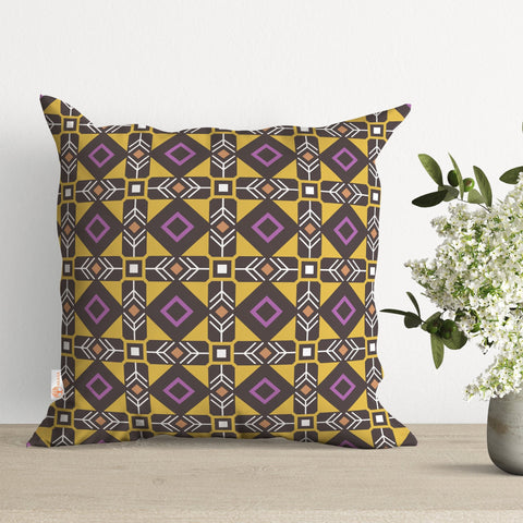 Geometric Pillow Cover|Cozy Pillowcase|Abstract Cushion Case|Decorative Pillowtop|Boho Bedding Decor|Outdoor Cushion Case|Sofa Throw Pillow