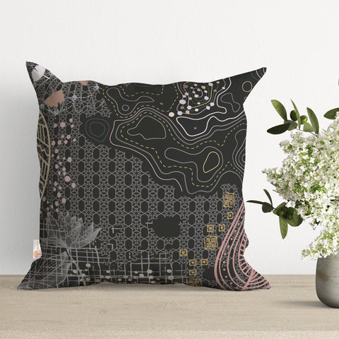Abstract Geometric Pillow Cover|Nordic Cushion Case|Decorative Pillowtop|Boho Bedding Decor|Cozy Throw Pillowcase|Outdoor Cushion Case