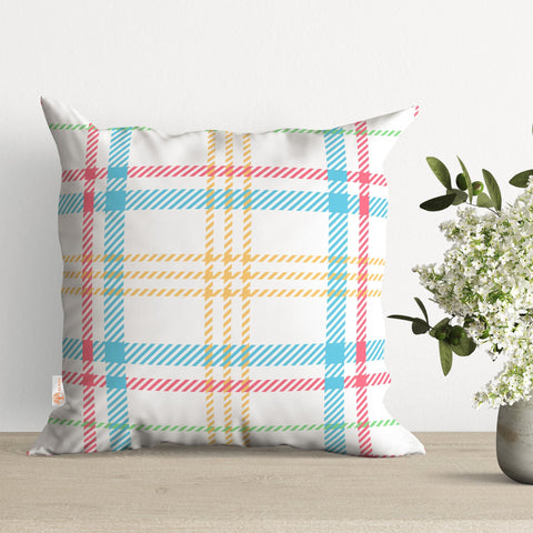 Plaid Pillow Cover|Check Pillowcase|Plaid Cushion Case|Star Pillowtop|Outdoor Cushion Case|Decorative Sofa Throw Pillow|Housewarming Gift