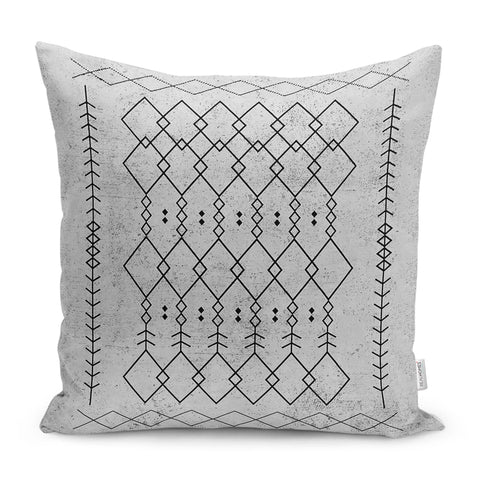 Ethnic Geometric Pillow Case|Porch Throw Pillowcase|Boho Cushion Cover|Abstract Cushion|Decorative Housewarming Pillow|Farmhouse Pillowtop