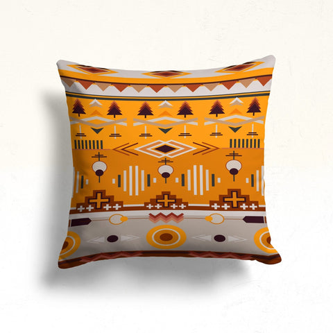 Rug Pillow Cover|Aztec Modern Pillow|Terracotta Decor|Geometric Southwestern Cushion|Rug Cushion Cover|Throw Pillowtop|Housewarming Gift