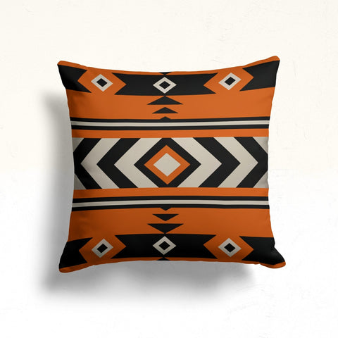Rug Cushion Case|Aztec Ethnic Pillow|Terracotta Decor|Geometric Southwestern Cushion|Rug Design Cushion|Throw Pillowtop|New Home Gift