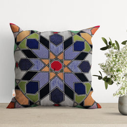 Tapestry Rug Design Pillow Cover|Southwestern Decor|Decorative Tapestry Throw Pillow|Housewarming Gift|Terracotta Home Decor|Kilim Pillow