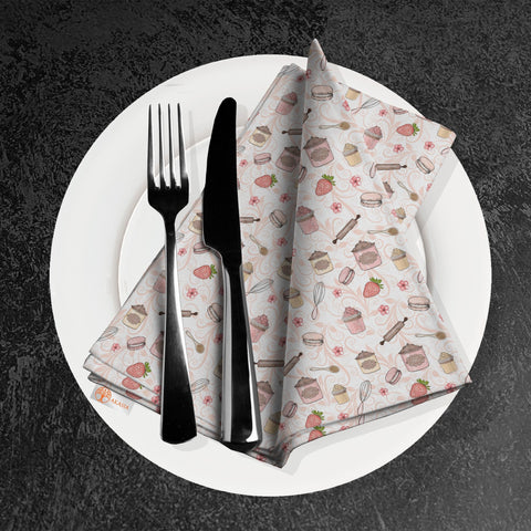 Decorative Fabric Napkin|Baking Cloth Serviette|Fruit Handkerchief|Farmhouse Table|Reusable Tableware|Housewarming Napkin|Boho Napkin