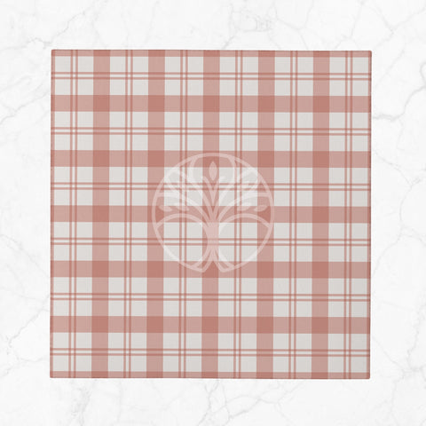 Mid Century Napkin|Abstract Geometric Napkin|Boho Cloth Serviette|Plaid Handkerchief|Farmhouse Table|Reusable Tableware|Pastel Color Napkin