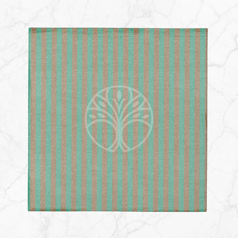 Abstract Geometric Napkin|Plaid Fabric Handkerchief|Bird Table Decor|Striped Serviette|Farmhouse Table|Reusable Tableware|Boho Napkin