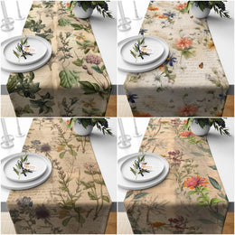 16x50 Floral Table Runner|Floral Tablecloth|Modern Home Decor|Farmhouse Kitchen Table Runner|Decorative Runner