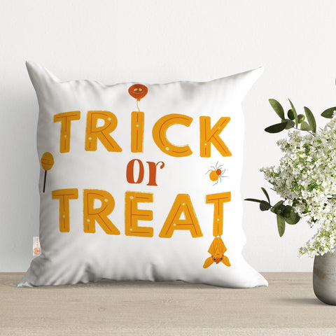 Halloween Pillowtop|Carved Pumpkin Decor|Boo Pillow Case|Ghost Pillowcase|Haunted House Cushion Case|Trick or Treat Cushion Cover