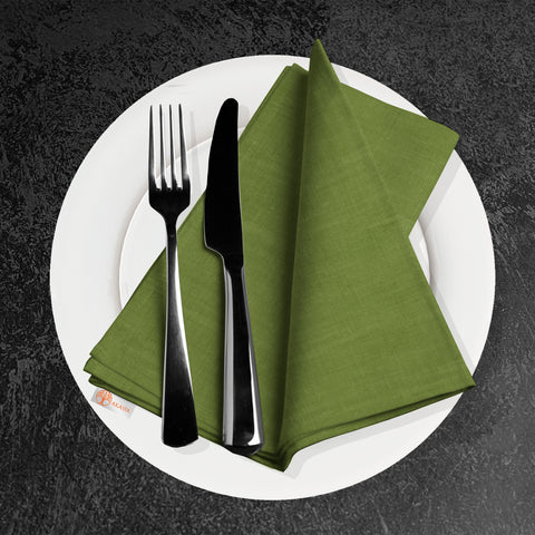 Solid Fabric Napkin|Stylish Napkin|Modern Fabric Napkin|Cloth Serviette|Rustic Handkerchief|Farmhouse Table|Reusable Tableware